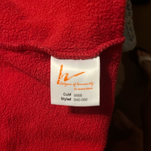 Citizens for humanity red button up sweater - Picture 2 of 5